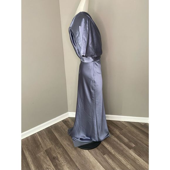 Amsale
Satin One-Shoulder Gown - Picture 9 of 11